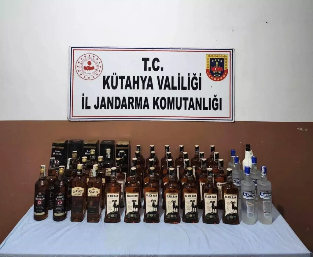 Kütahya’da 44 Litre Sahte İçki Ele Geçirildi